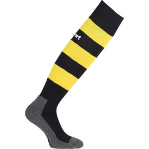 100610006-calcetines-uhlsport-team-pro-essential-stripe-negro-amarillo-limon