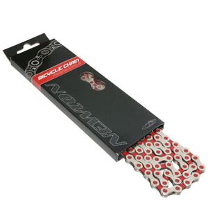 136407-canal-newton-kmc-shimano-sram-11-v-plata-rojo-116-enlaces