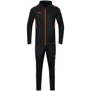 6821-h-807-chaqueta-con-capucha-jako-challenge-naranja-negro-de-neon