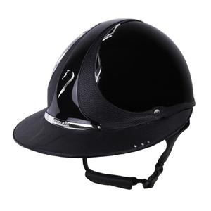 ecl-premg-swa-black-casco-de-equitacion-para-mujer-antares-shagreen-premium-eclipse-swarovski-negro