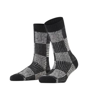 27181-3000-calcetines-para-botas-de-mujer-burlington-charming-checks-negro-36-41