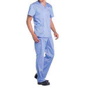 chwwe670-cielblue-camiseta-con-cuello-de-pico-cherokee-cielo-azul