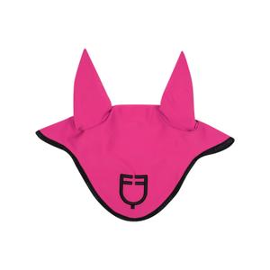 eth09023l-fucsia-black-gorro-corto-de-tejido-tecnico-con-logo-equestro-fucsia-negro