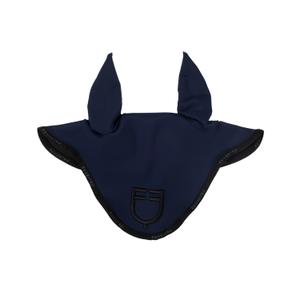 eth09023l-navy-black-gorro-corto-de-tejido-tecnico-con-logo-equestro-azul-marino-negro