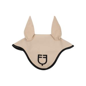 eth09023l-sand-black-gorro-corto-de-tejido-tecnico-con-logo-equestro-arena-negro