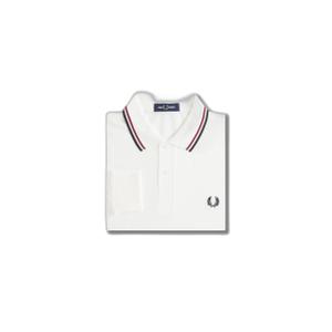 fpm3636-t60-polo-de-mangas-largas-con-doble-ribete-fred-perry-blanc-neige-rouge-brule-bleu-marine