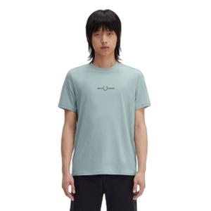 fpm4580-x06-camiseta-bordada-fred-perry-azul-plateado
