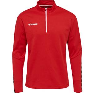 204928-3062-sudadera-infantil-hummel-1-2-cremallera-hmlauthentic-rojo