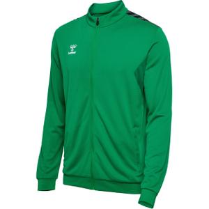 219982-6235-chaqueta-de-chandal-de-poliester-con-cremallera-hummel-authentic-verde