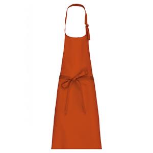 k8000-burntorange-delantal-kariban-polycoton-sans-poche-naranja-quemado-tu