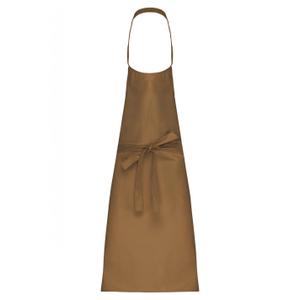 k8000-camel-delantal-kariban-polycoton-sans-poche-camello-tu