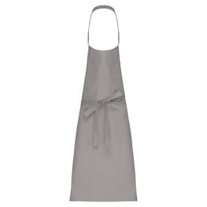 k8000-lightgrey-delantal-kariban-polycoton-sans-poche-gris-claro-tu
