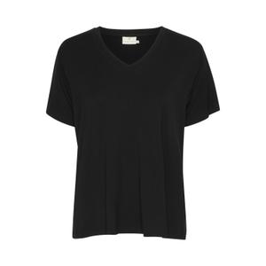 10508581-100121-camiseta-de-mujer-con-cuello-de-pico-kaffe-frida-negro-profundo
