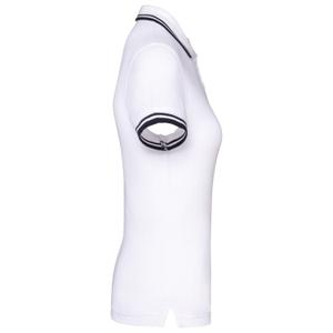 k273-white-navy-polo-de-rayas-para-mujer-kariban-blanco-azul-marino