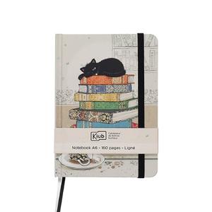 ppcara634h02-bloc-de-notas-a6-encolado-cosido-kiub-bug-art-chaton-livres-beige-negro-tu