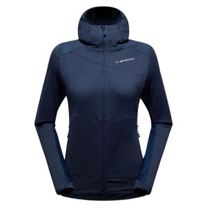 zamf024-b46w04-polar-con-capucha-para-mujer-la-sportiva-aequilibrium-thermal-night-sky-chalk