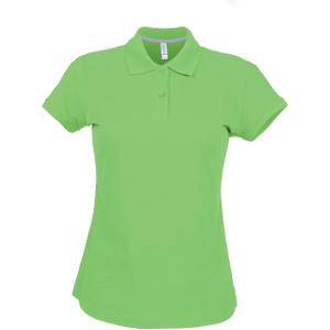 k242-lime-polo-mujer-de-mangas-cortas-kariban-neon-verde
