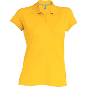 k242-yellow-polo-mujer-manga-corta-kariban-amarillo