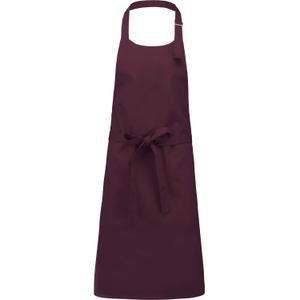 k8000-wine-delantal-kariban-polycoton-sans-poche-burdeos-tu