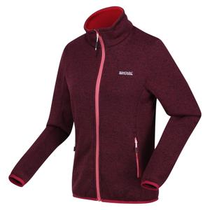 rwa596-yan-polar-con-cremallera-para-mujer-regatta-newhill-burgundy-rumba-red