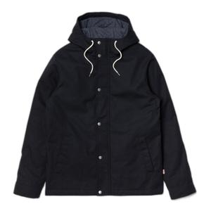 7311-black-parka-corta-con-ribete-revolution-negro