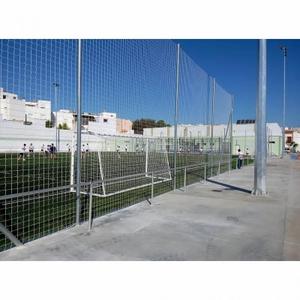 0509012-postes-metalicos-galvanizados-para-red-de-proteccion-sin-sujecion-softee-equipment-7-m-blanco-blanca-tu
