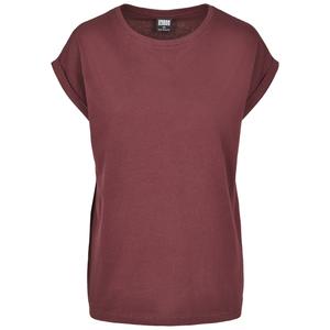 tb771-02243-camiseta-de-mujer-urban-classic-extended-rojo-oscuro