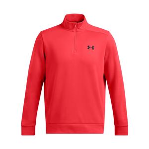 1373358-713-sudadera-con-cremallera-1-4-under-armour-fleecer-rojo-corredor-noir